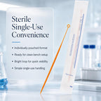 10ul 100pcs Disposable Sterile Inoculating Loops