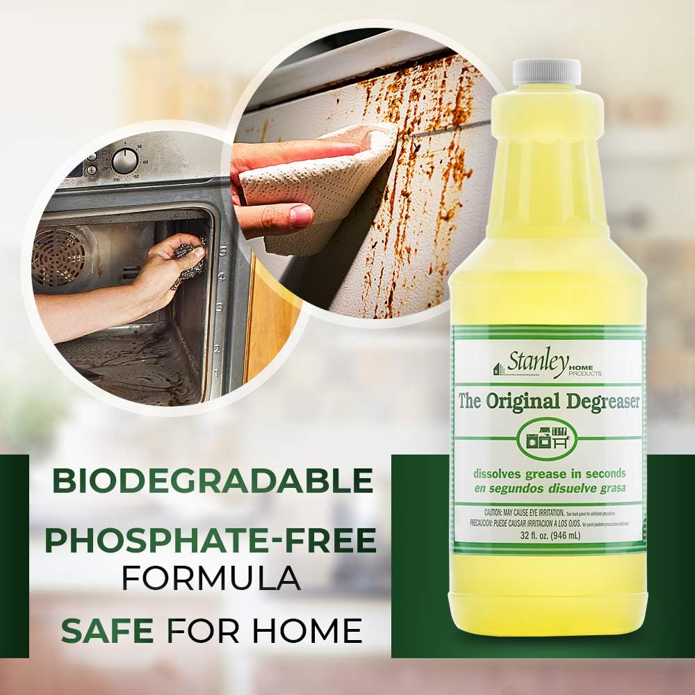 Original Degreaser - Removes Stubborn Grease & Grime - Powerful Multipurpose Cleaning Solution for Home & Commercial