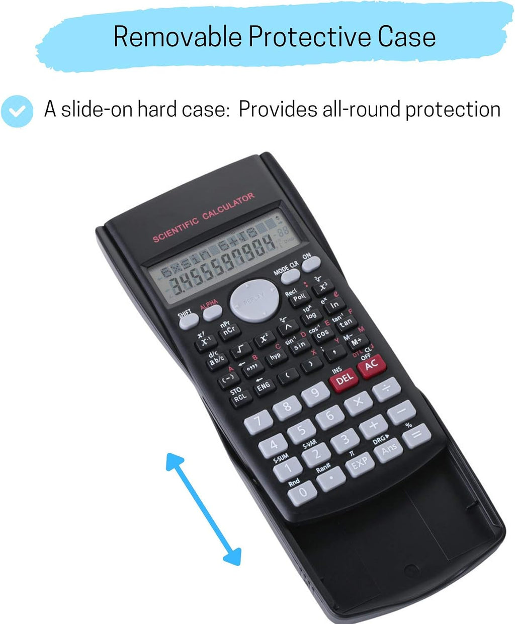 Scientific 2 Line Calculator - Fraction & College Math Calculator f | or Students & Engineers