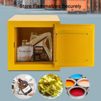 Flammable Safety Storage Cabinet 13"x13"x13" Industry Hazardous Materials