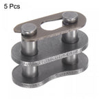 uxcell 5Pcs Chain Master Connector Link Roller, 1/2" Pitch Carbon Steel, Standard Connecting Split Links for 08B Chain