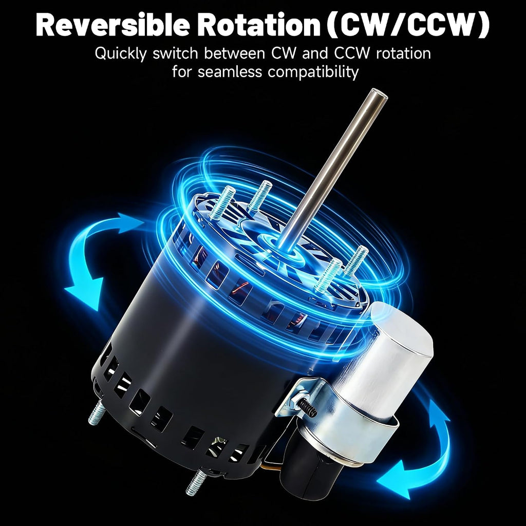 1/12 HP Refrigeration Fan Motor Replacement for Century 9721 Motor