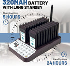 Restaurant Pager System, Buzzers for Restaurant,20 Pagers