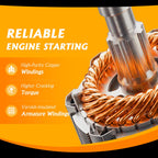 Marine Starter Compatible with Johnson 85-140HP,Evinrude E85-E140 1973-1998