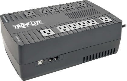 Eaton Tripp Lite AVR900U 900VA UPS 480W Battery Backup Surge Protector AVR | 12 Outlets, Replaceable Battery, 5ft