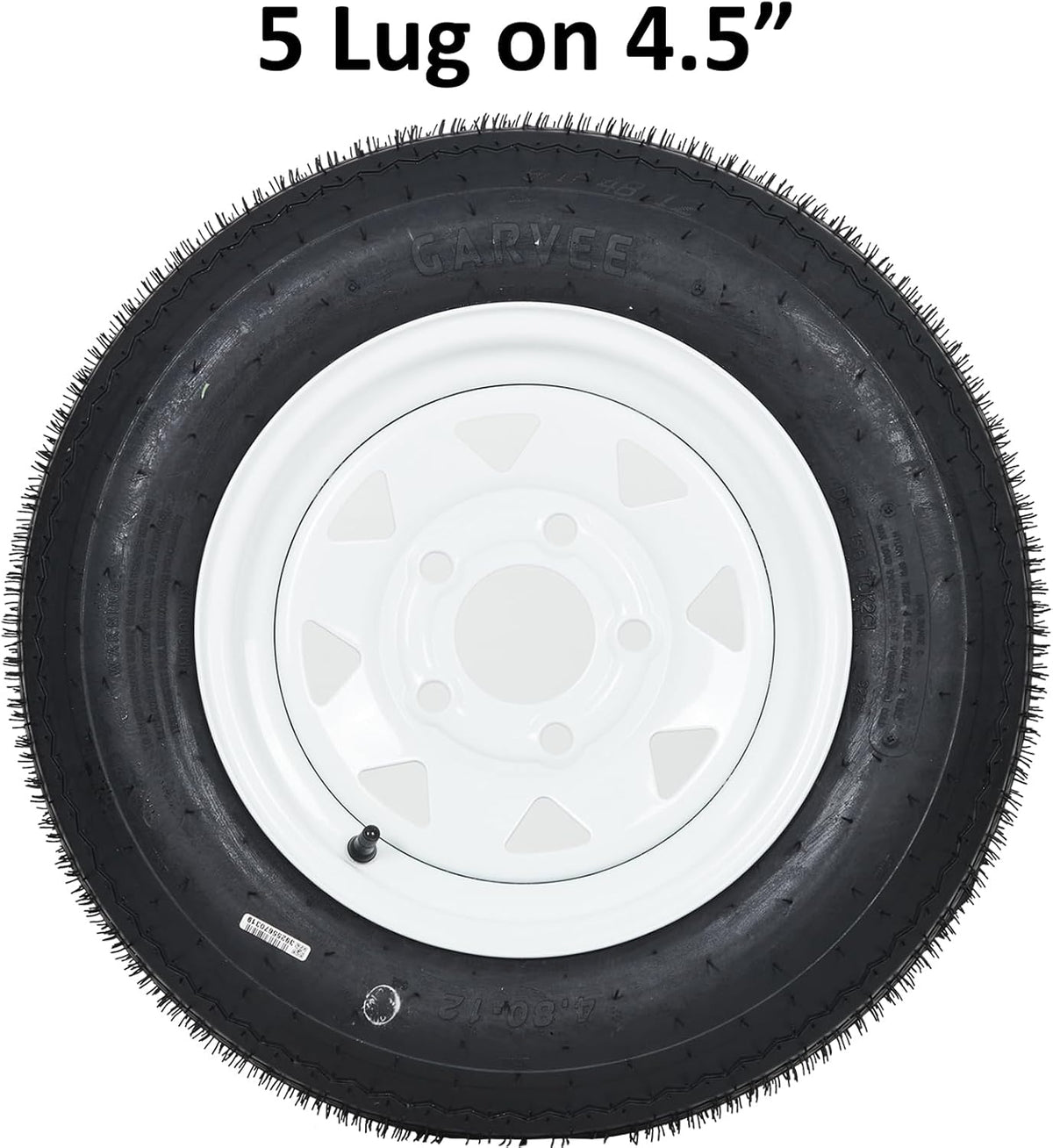 2-Pack Trailer Tires On Rim ST205/75D15, Set of 2