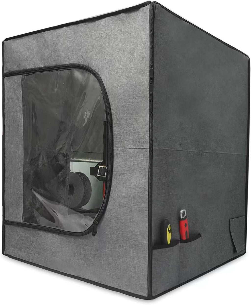 Large 3D Printer Enclosure 29.5W*29.5L*35.4H Inches Shield Cover Resin 3D Printer Fireproof Tent Filament Dryer Dust