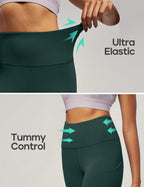 Leggings with 4 Pockets for Women Tummy Control Workout Yoga Pants