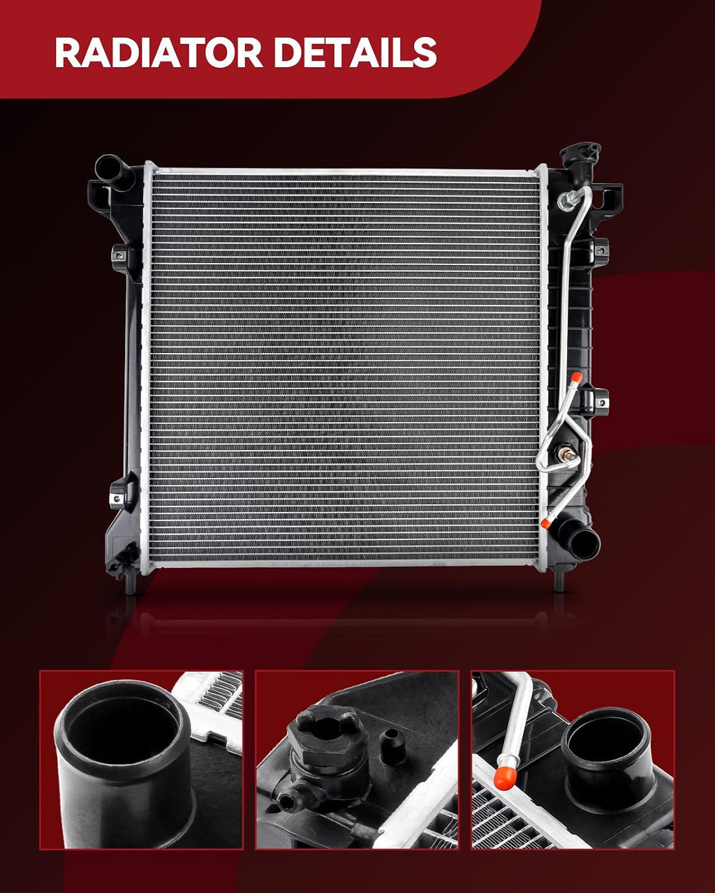 CU13157 Car Radiators Fit for Charger, Challenger, 300