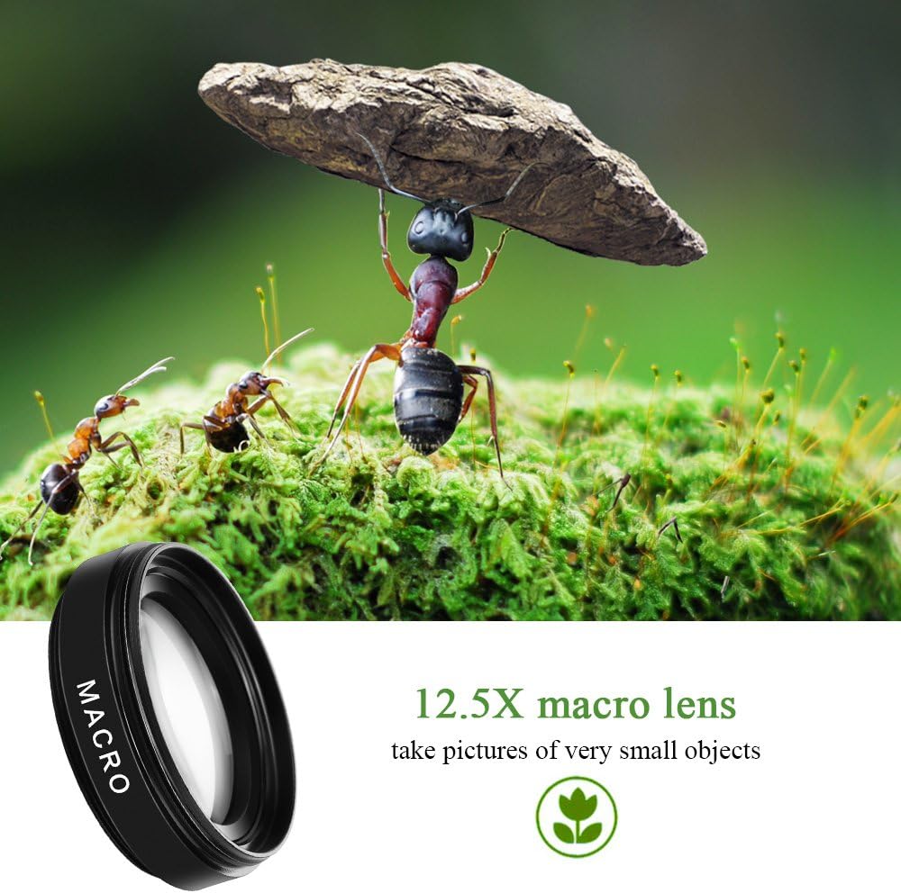 Phone Camera Lens, Professional Attachment Universal Clip on Cell Phone Photography Camera Attachable Mobile Extra