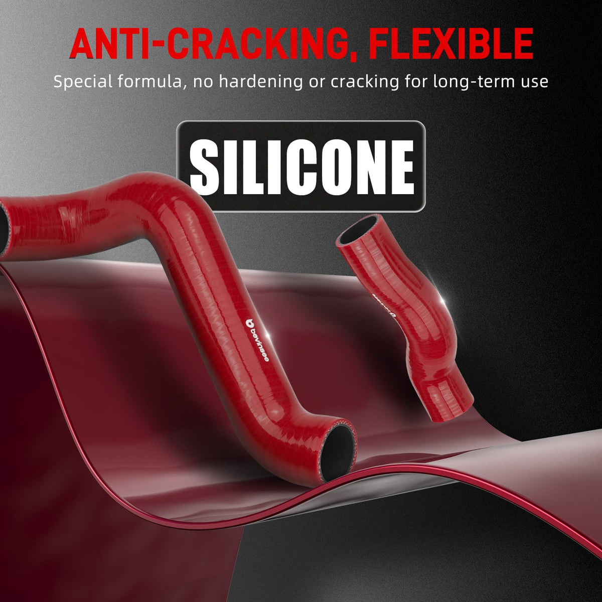 Bevinsee Silicone Upper and Lower Radiator Hose Kit