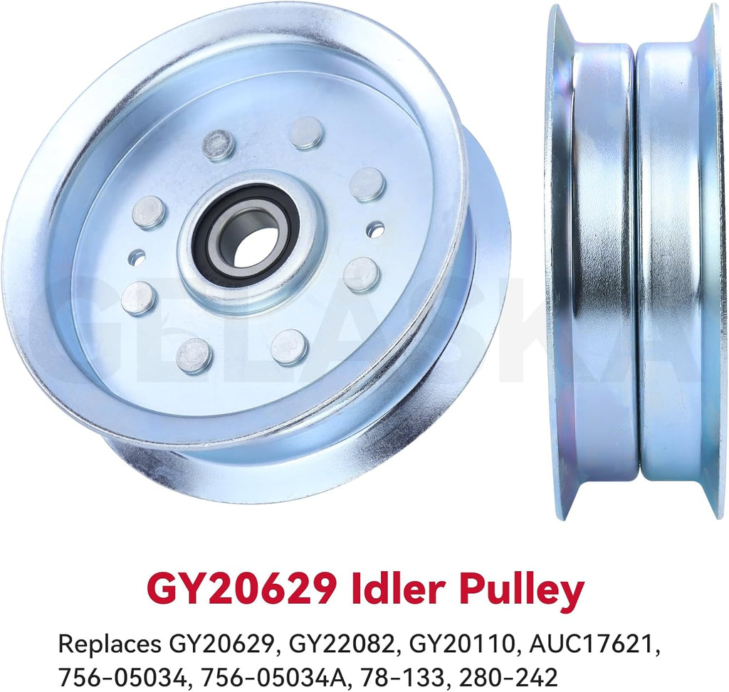 GELASKA 756-05034A AUC17621 GY20629 Idler Pulley for John Deere 42 48 D140