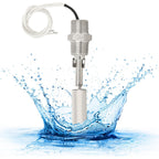 Fayelume Water Level Sensor, DC0-110V Bilge Pump Float Switch, Side Mounted Liquid Level Sensor, 1/2NPT Male Thread Float Switch, for Water Tank Fuel
