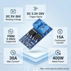 6 PCS Dual MOSFET Trigger Switch Driver Module PWM Electronic Switch Board