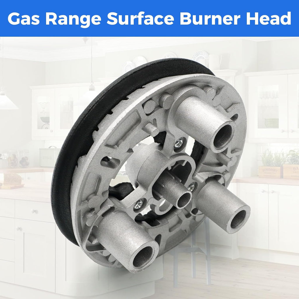 WB16K10079 Gas Stove Burner Replacement for GE Appliances General Electric Hotpoint RCA Sears Kenmore Range Surface Burner Head Replaces 2886310 AH3650622 EA3650622 PS3650622 3R Burner Assembly