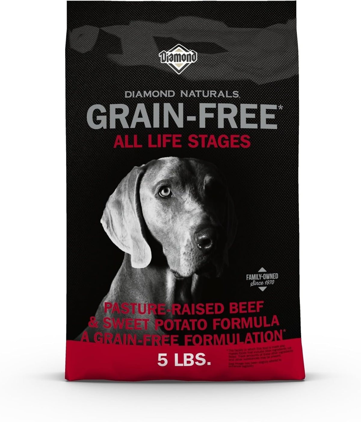 Grain Free Real Meat Recipe Premium Dry Dog Food With Real Pasture Raised Beef 5Lb