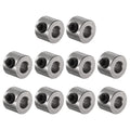 uxcell 10pcs Set Screw Shaft Collars 4mm Bore Stainless Steel