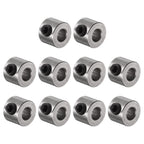 uxcell 10pcs Set Screw Shaft Collars 4mm Bore Stainless Steel