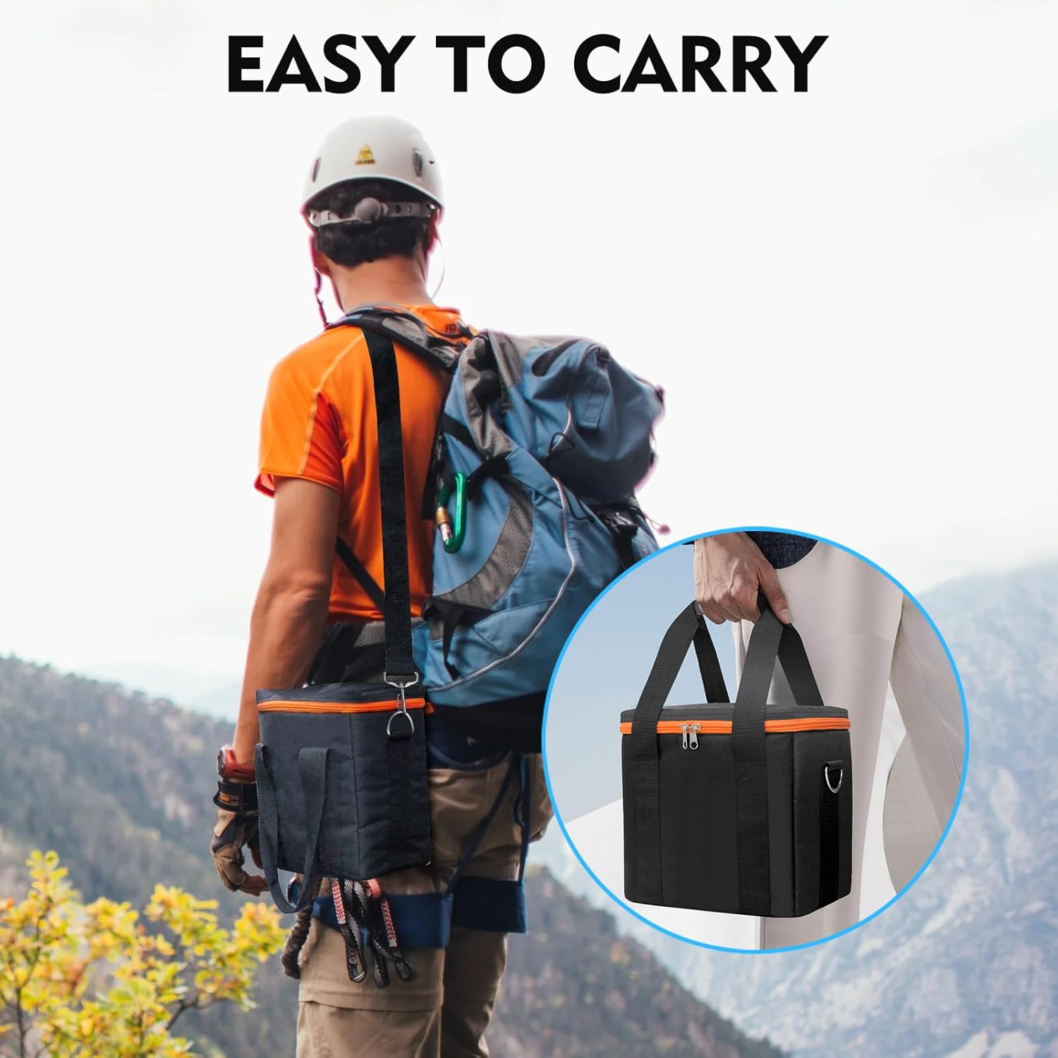 Portable Power Station Carrying Case for R100 Portable Solar Generator,Solar Power Bank Case for Outdoor Camping