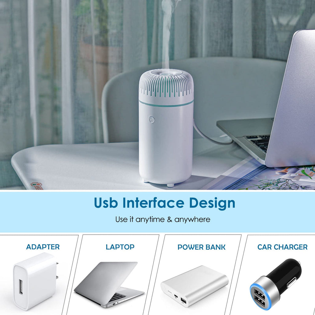 Car Diffuser Humidifier USB Aromatherapy Essential Oil Diffuser