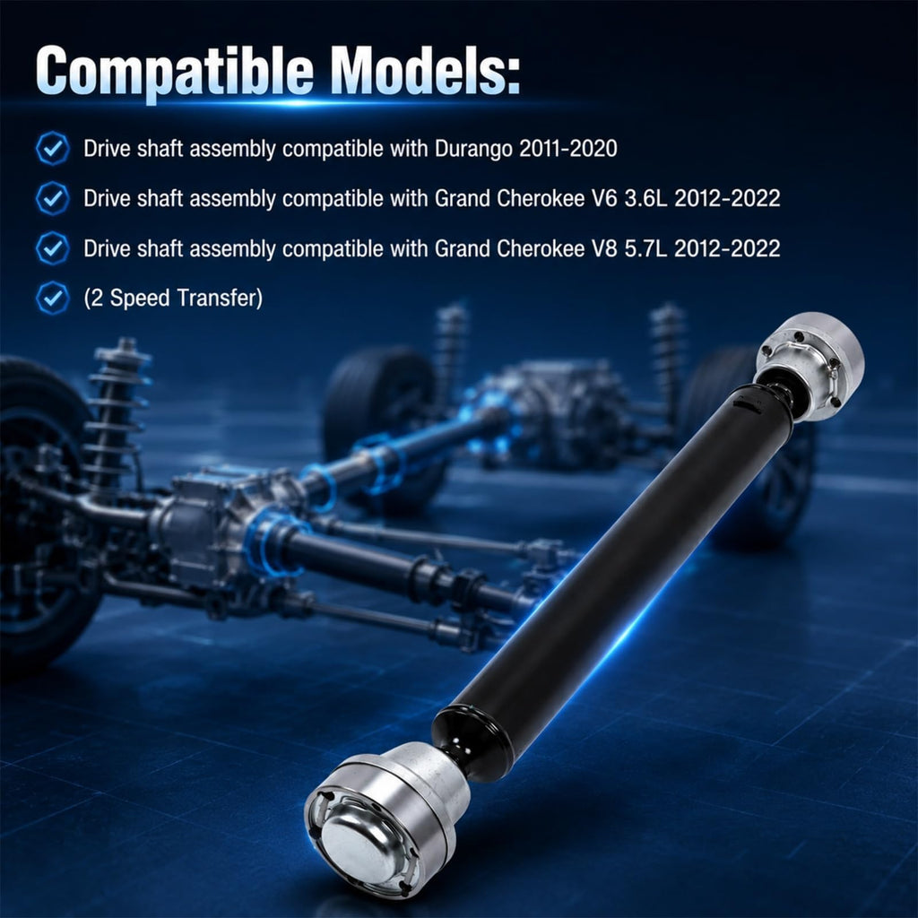 Globclufix Front Drive Shaft Compatible with Durango Grand Cherokee 12-22