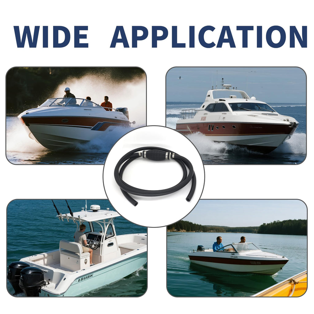 5/16" 7.5FT Outboard Fuel Line Kit for Suzuki Marine Boat Motors Engines