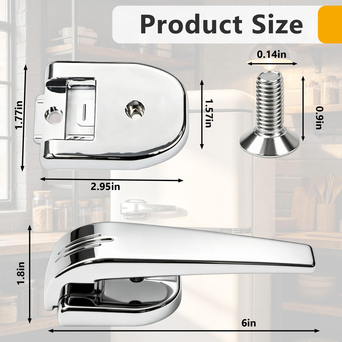 2Pcs EFR751 Refrigerator Door Handle for Frigidaire