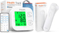 Home Health Kit — Smart Upper-Arm Blood Pressure Monitor + No-Touch Forehead Thermometer