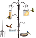 Bird Feeding Station Kit, 87 Inch Bird Feeder Pole for Outside