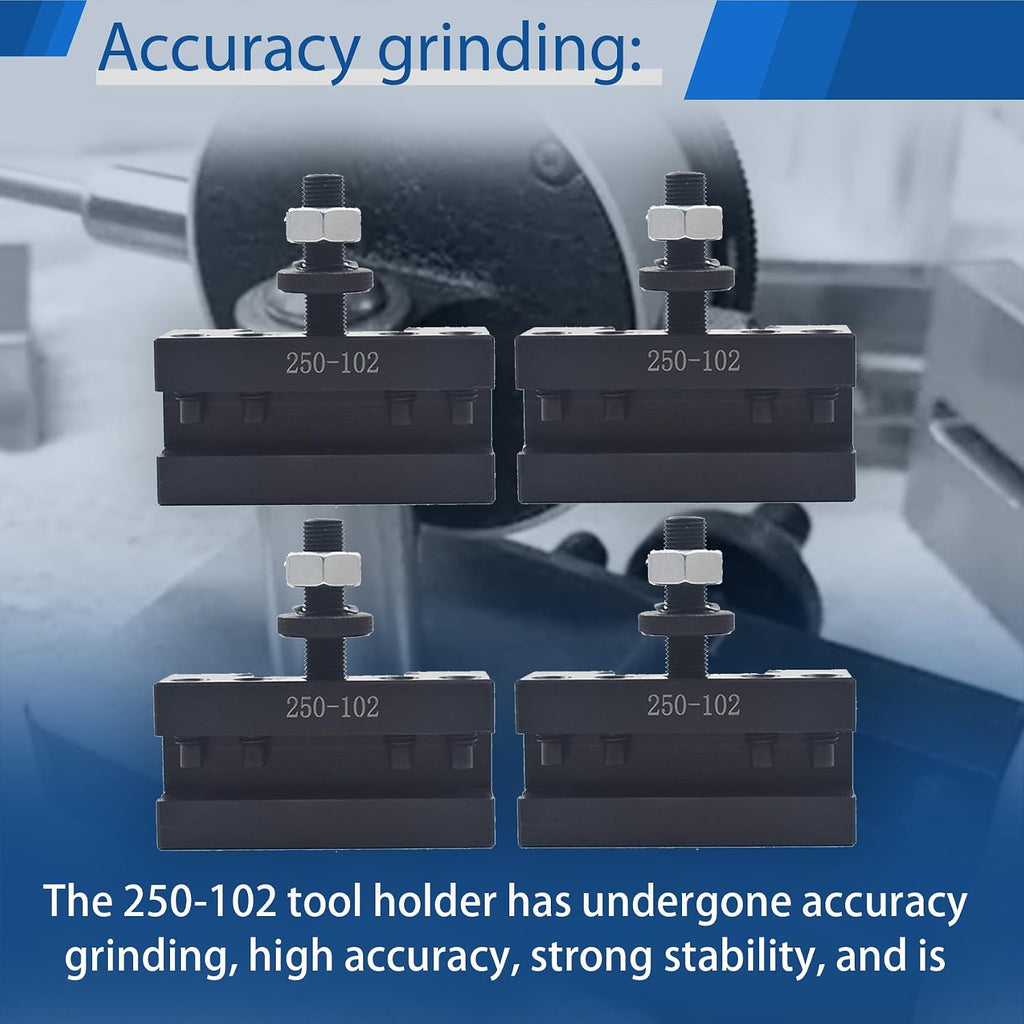 WFLNHB 5Pcs 2# Quick Change Tool Post Boring Turning Holder 250-102 AXA Tool Holder