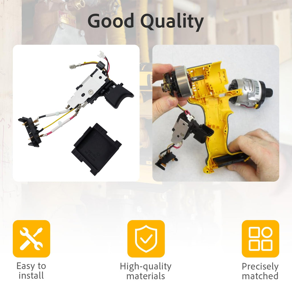 N860998 Trigger Switch Fits for DeWALT 20V DCF880 DCF883 DCF885 series﻿