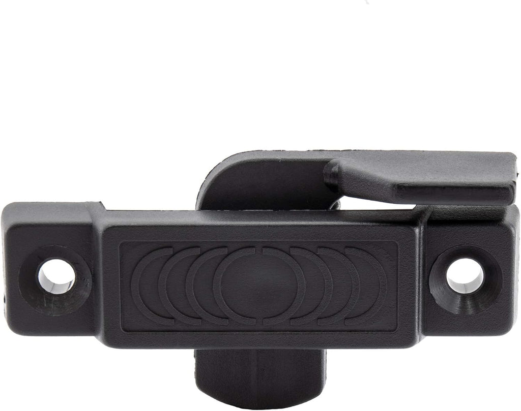 RV Window Replacement Latch | Rigid Plastic Sash Style Truck Cap Window Latch | 2.25" Mounting Hole Spacing |
