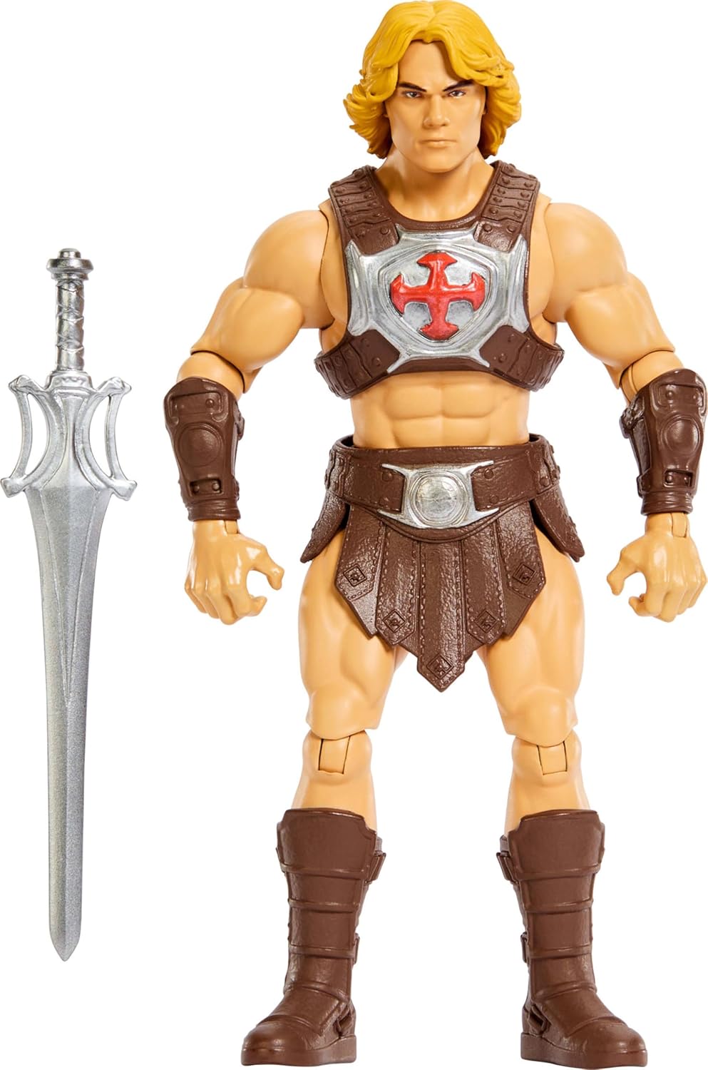 Action Figure Toy 4 Pack, He-Man, Skeletor, Man-at-Arms, and Exclusive Goat Man, 5.5 Inch 2026 Movie Accurate, 14