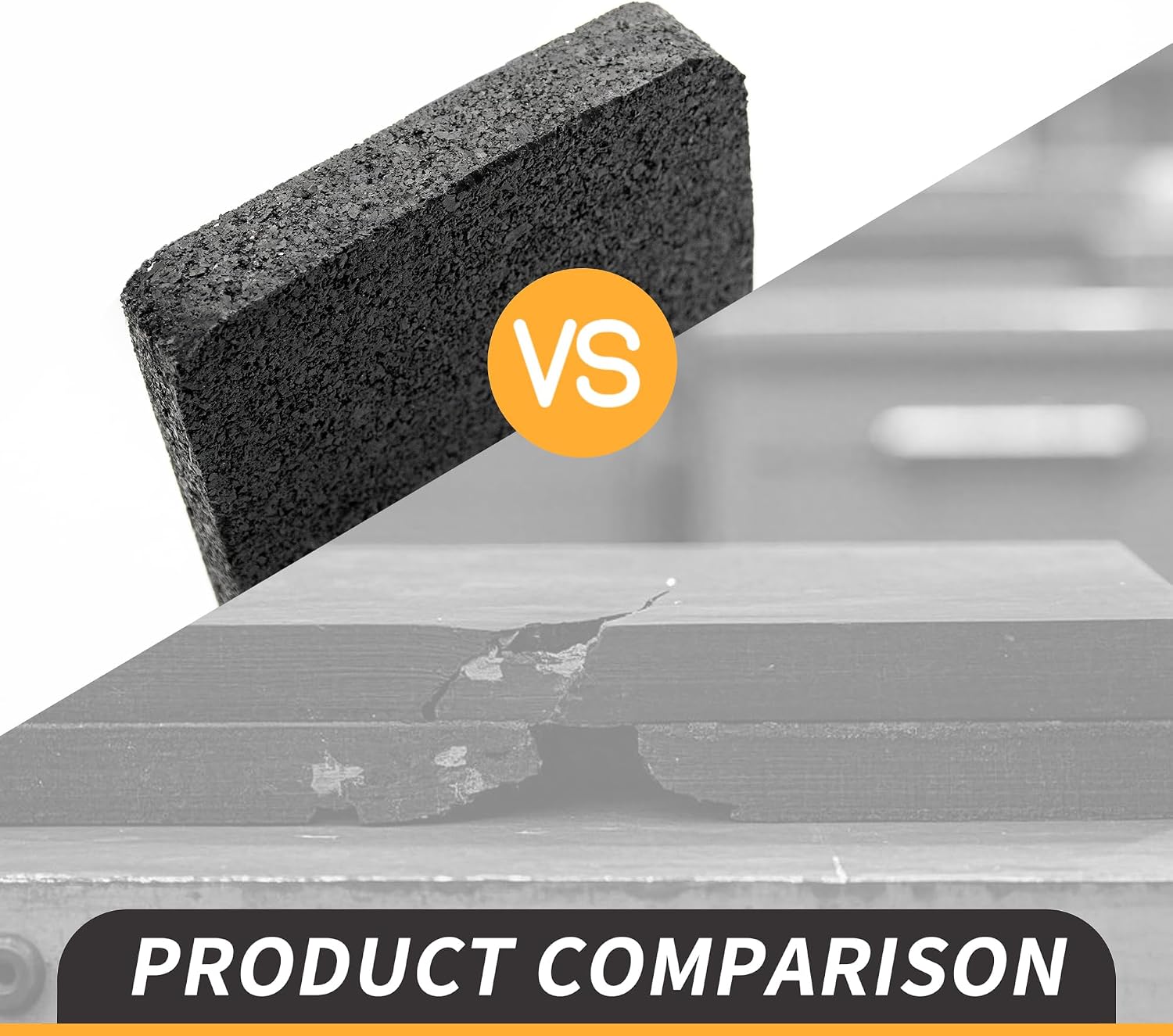 Thick Rubber Treadmill Mat Pads, for Noice Reduce, Anti Vibration, Floor Protection of Exercise Equipment, Stationery