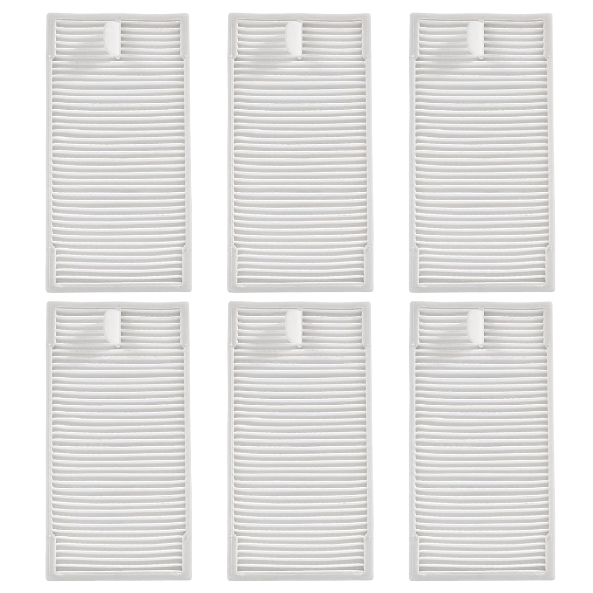 KingBra 6PCS HEPA Filter Vacuum Filter Replacement Parts Accessories Compatible with Midea M9/ Eureka E10S / Obode A8 A8 Plus Robot Vacuum Cleaner
