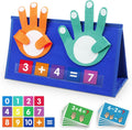 Preschool Learning Toys for Toddlers 3 4 5 Years Old, Montessori Educational Math Manipulates Number Counting Blocks