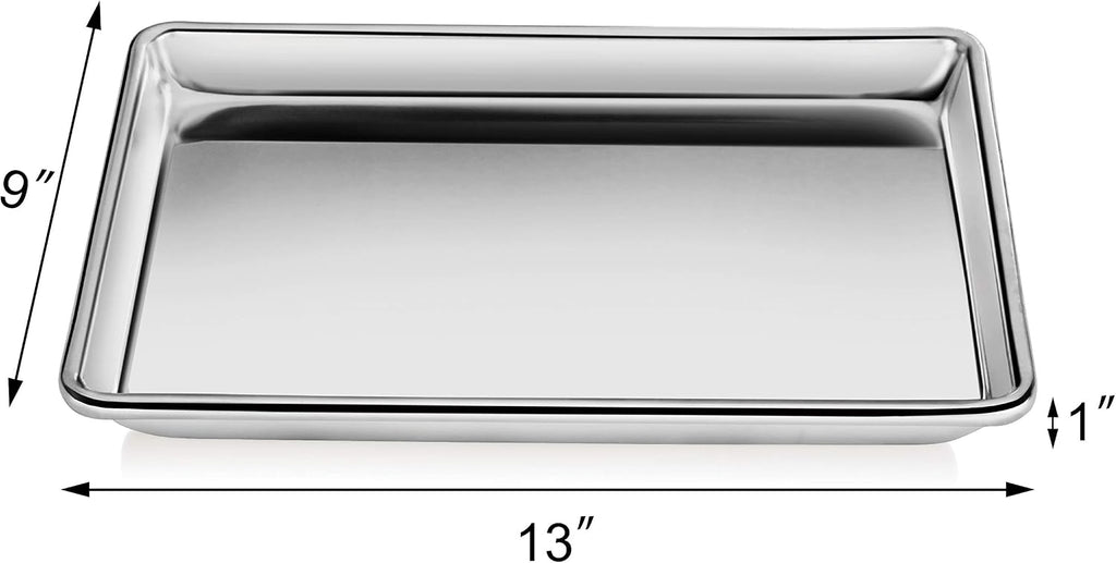 Sheet Pan/Bun Pan, Quarter Size, 9 x 13 x 1 inch