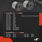 A-Premium 2 x Front Upper Control Arm Bushing Kit, Compatible with Dodge