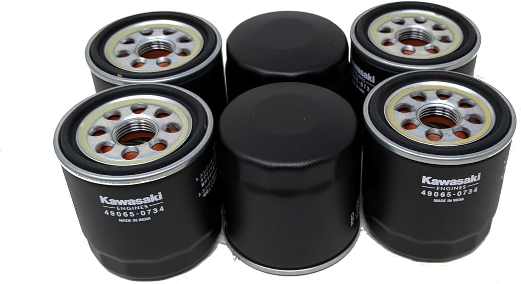 Kawasaki (6-Pack) 49065-0734 Oil Filter Fits 49065-7010, 49065-0724 OEM