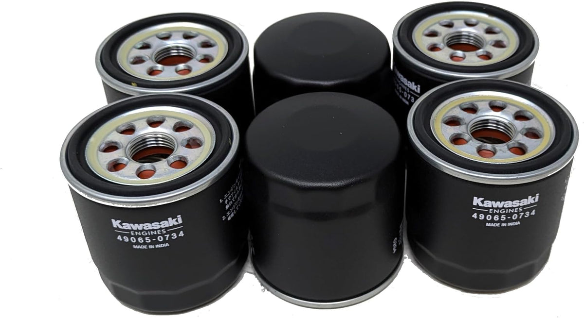 Kawasaki (6-Pack) 49065-0734 Oil Filter Fits 49065-7010, 49065-0724 OEM