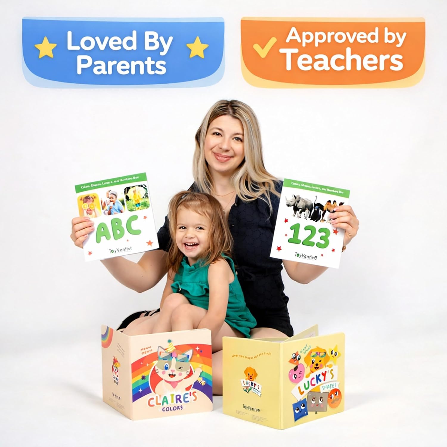 Books, Toddler Flash Cards, and Puzzles – Educational Toys and Birthday Gifts for 1, 2, 3 Year Old Girl, Preschool