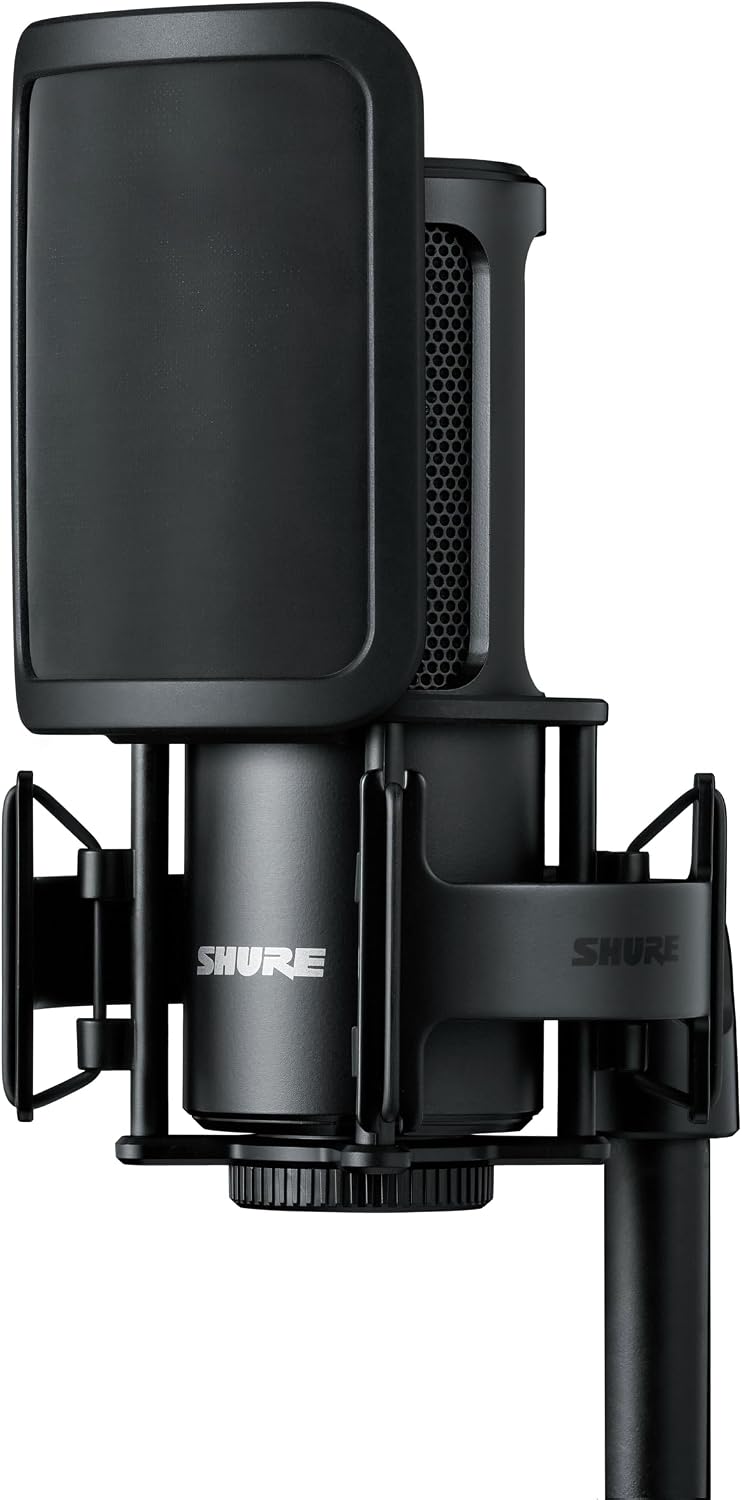 SM4 XLR Studio Condenser Microphone Kit for Recording | Home-studio condenser mic with mix-ready audio, all-metal