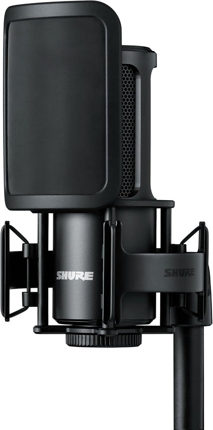 SM4 XLR Studio Condenser Microphone Kit for Recording | Home-studio condenser mic with mix-ready audio, all-metal