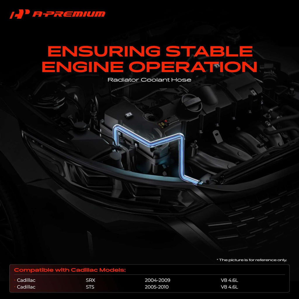 A-Premium Upper Engine Radiator Coolant Hose Compatible with Cadillac