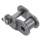 uxcell 10Pcs #60 Chain Offset Half Link Roller, 3/4" Pitch Carbon Steel, Standard Chain End Connector Split Links for 12A Chain