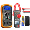 Multimeter with Clamp Meter,4000 Count Amp Meter & 2000 Count Multi Tester