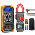 Multimeter with Clamp Meter,4000 Count Amp Meter & 2000 Count Multi Tester