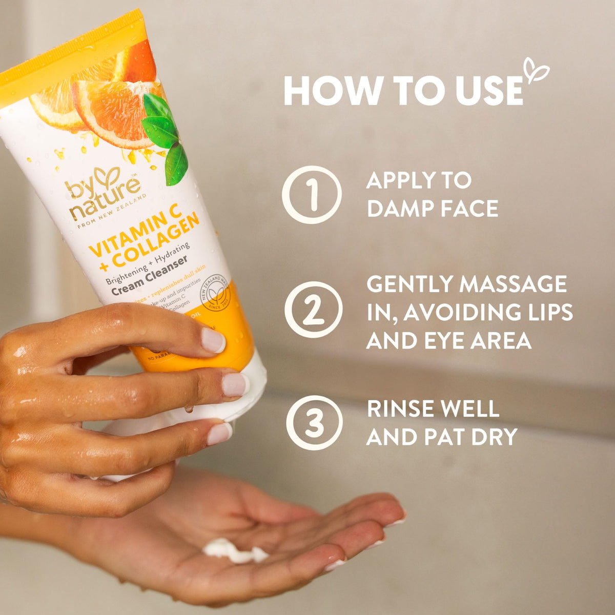 Vitamin C + Collagen Face Cream Cleanser - 7 oz
