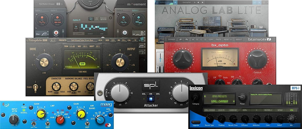 AudioBox 96 Audio Interface (Blue or Black) Complete Bundle with Studio One Artist Software Pack w/Eris 3.5 BT Pair