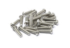 iexcell 25 Pcs 5/16-18 x 1-1/4" Stainless Steel 304 Hex Socket Button Head Cap Screws Bolts Kit